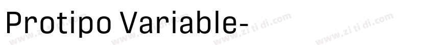 Protipo Variable字体转换
